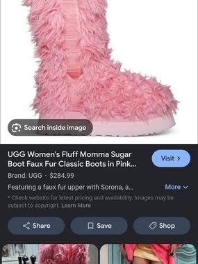 UGG Women's Fluff Momma Sugar Faux Fur Boots in Pink